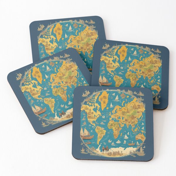 Item preview, "Wanderlust Explorers: Embracing Global Adventures" designed and sold by Artisticanvas.
