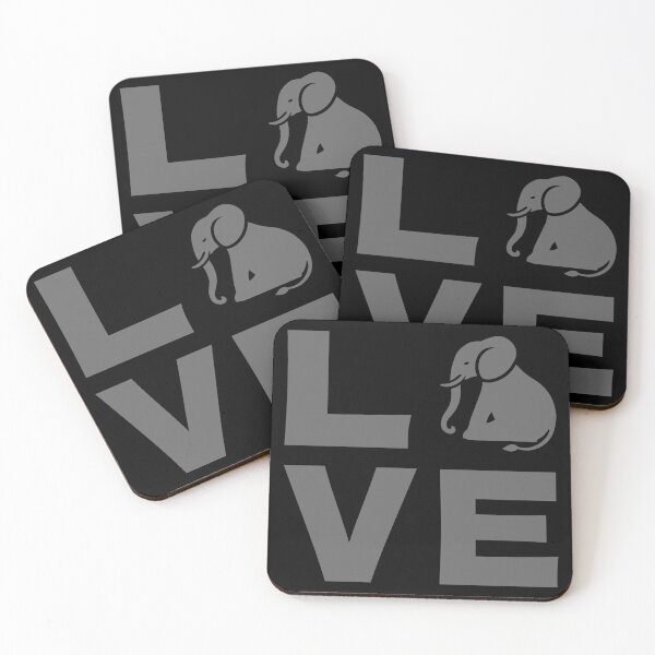 Item preview, I Love Elephants Sitting Elephant designed and sold by TKsTees.