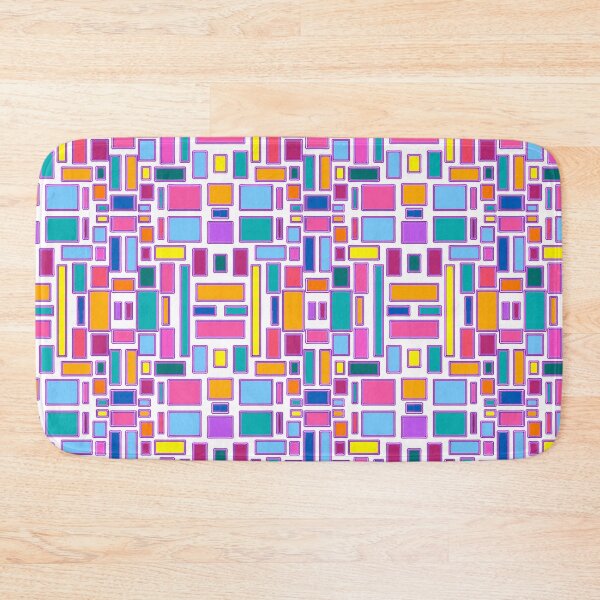 Item preview, Tasty Taffy- Colorful Blocks on White- Bright Colors- Candy Collection designed and sold by Janna Perry Designs.