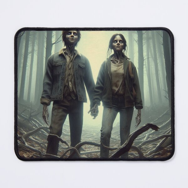Item preview, Mysterious Dark Forest Love: Couple's Nighttime Embrace designed and sold by choder61.
