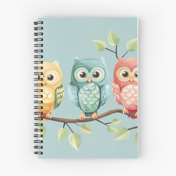 Item preview, Three Owls with Three colors designed and sold by Pattypatt29.