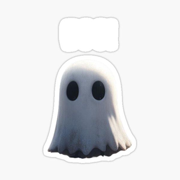 Vista previa del artículo con la obra «Lindo y divertido bufón con fantasma para un disfraz de fiesta de Halloween simple y divertido», diseñado y vendido por RanaDesignsUSA.