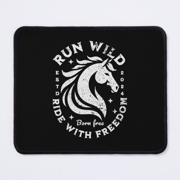 Item preview, Run Wild, Ride with Freedom – Majestic Horse designed and sold by InspireHubWear.