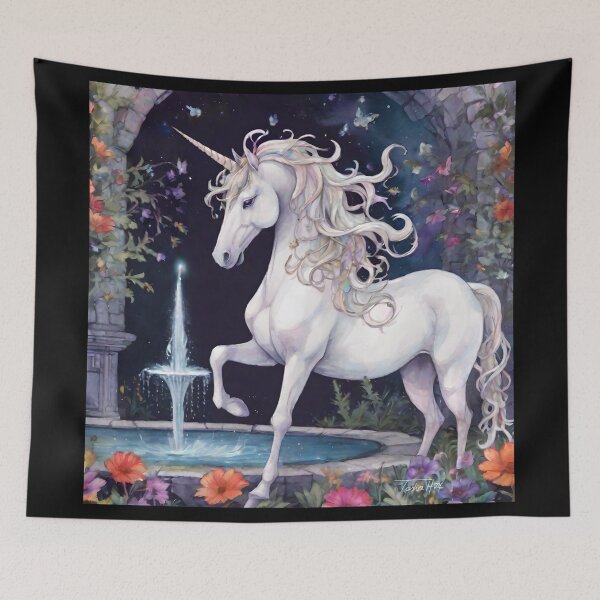 Item preview, The Gothic Garden “Unicorn XV” designed and sold by UnicornAndRaven .