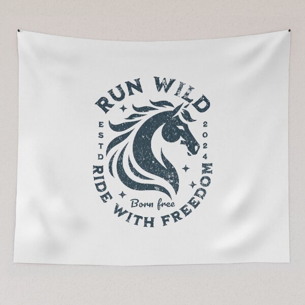 Item preview, Born Free: Run Wild with Our Vintage Horse designed and sold by InspireHubWear.