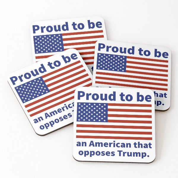 Item preview, Proud to be an American that opposes Trump  designed and sold by Rachel the Artist .