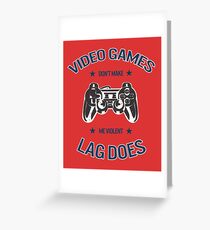 Video Games Greeting Card