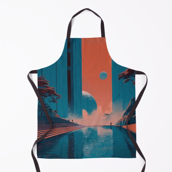 Item preview, Retro-futurista junto al lago 03 designed and sold by PretendAperture.