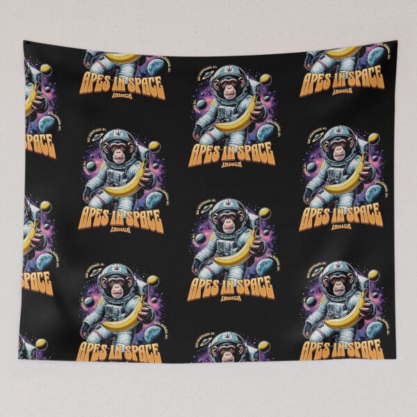 Item preview, Apes in space designed and sold by DenofLore.