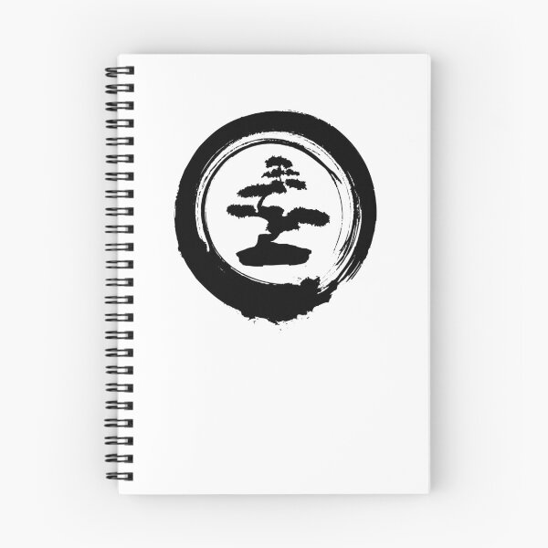 Item preview, Bonsai Tree Enso Circle Vintage Zen Calligraphy Art Merch designed and sold by KrisCho.