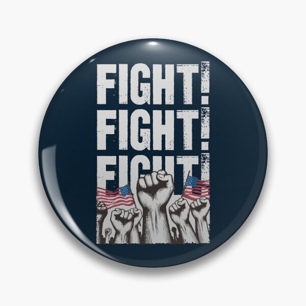 Item preview, Show Your Trump Pride with Bold Raised Fists: FIGHT-FIGHT-FIGHT Distressed Grunge Trump Supporters Unite USA theme Design for the Proud Youth and True American Souls designed and sold by zenturtlemerch.