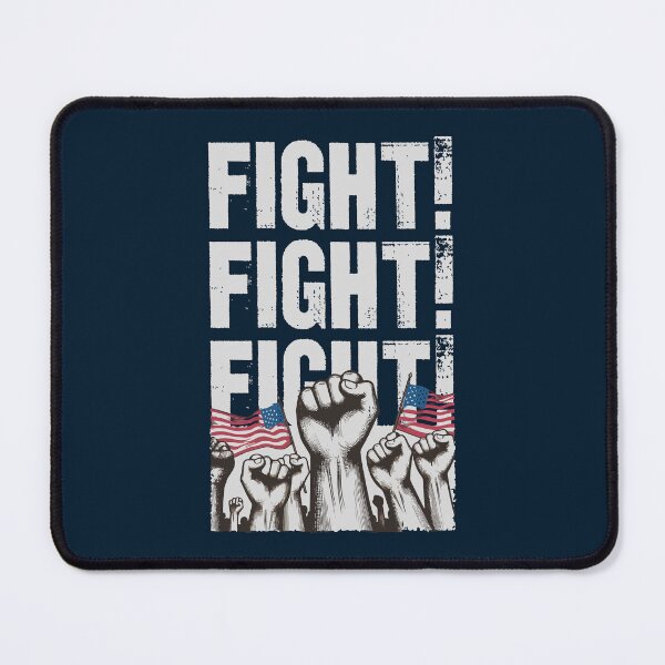 Item preview, Show Your Trump Pride with Bold Raised Fists: FIGHT-FIGHT-FIGHT Distressed Grunge Trump Supporters Unite USA theme Design for the Proud Youth and True American Souls designed and sold by zenturtlemerch.