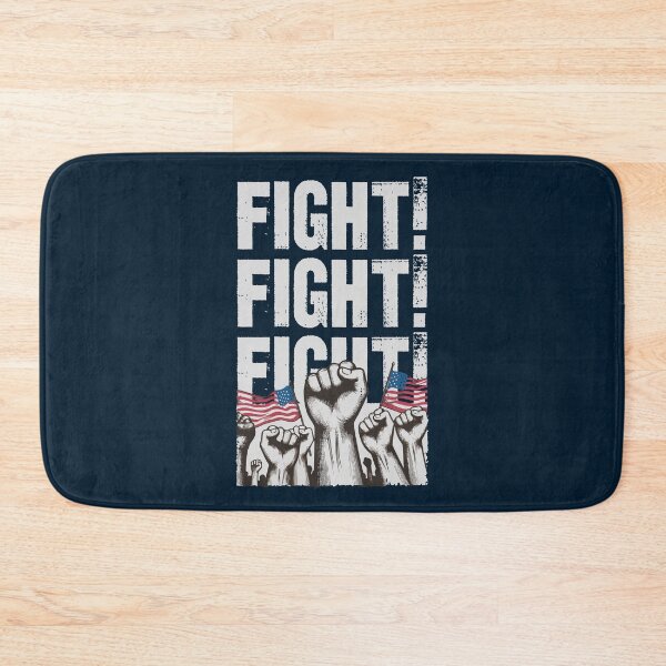 Item preview, Show Your Trump Pride with Bold Raised Fists: FIGHT-FIGHT-FIGHT Distressed Grunge Trump Supporters Unite USA theme Design for the Proud Youth and True American Souls designed and sold by zenturtlemerch.
