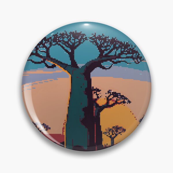 Item preview, Pixel Baobab Trees designed and sold by NaturePixel.