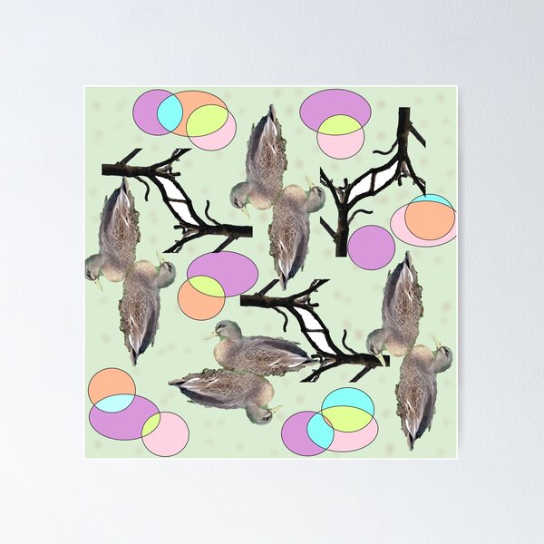 Item preview, Ducks and Trees and Circles designed and sold by LisaJene.