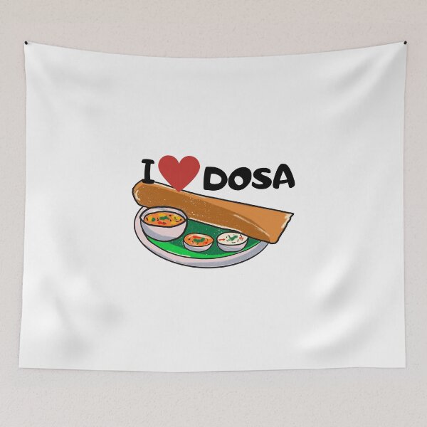 Item preview, i love dosa for south indian dosai lovers  designed and sold by TheTrendNoww.