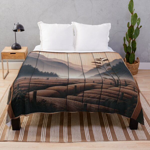 Item preview, Serene Mountain Valley Framed Wood Art designed and sold by CitrineLinker.