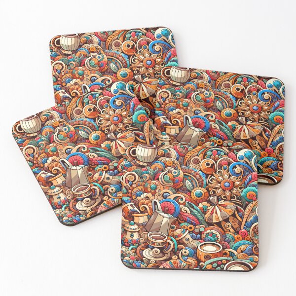 Item preview, Coffee Blanket Pattern designed and sold by Travelcases.
