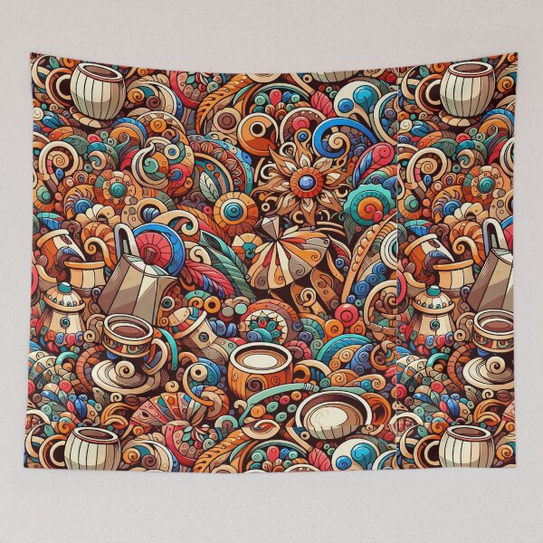 Item preview, Coffee Blanket Pattern designed and sold by Travelcases.