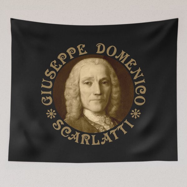 Item preview, Giuseppe Domenico Scarlatti - Vintage Design - Old Gold - RB designed and sold by GrandArtists.