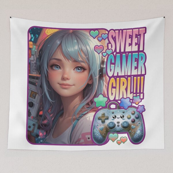 Artikelvorschau, Süßes Gamer-Girl entworfen und verkauft von duke818.
