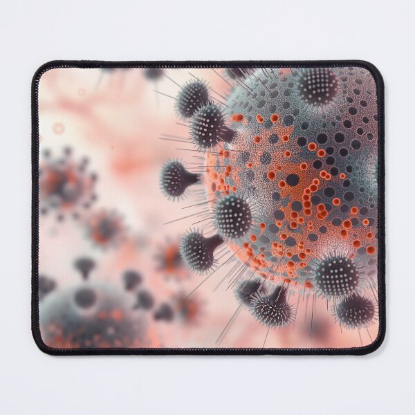 Item preview, Unseen Forces, Unstoppable Impact - Pink Microscope Germs designed and sold by ljgift.