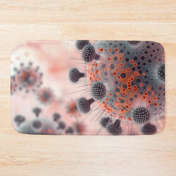 Item preview, Unseen Forces, Unstoppable Impact - Pink Microscope Germs designed and sold by ljgift.
