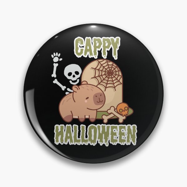 Item preview, Cute Cappy Halloween capybara graphics designed and sold by PerkyParakeet.