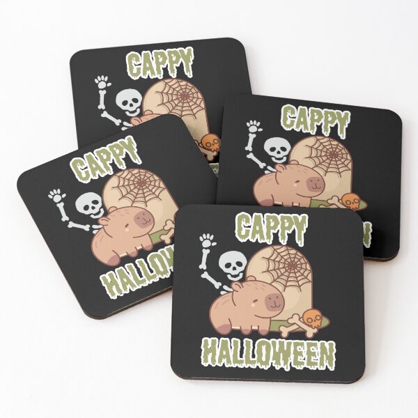 Item preview, Cute Cappy Halloween capybara graphics designed and sold by PerkyParakeet.