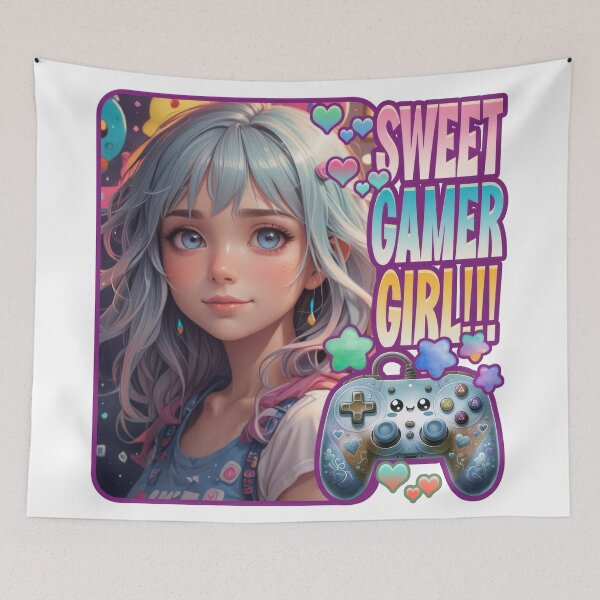 Artikelvorschau, Süßes Gamer-Girl entworfen und verkauft von duke818.