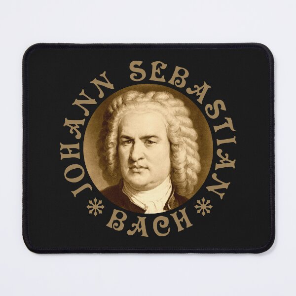 Item preview, Johann Sebastian Bach - 01 - Vintage Design - Old Gold - RB designed and sold by GrandArtists.