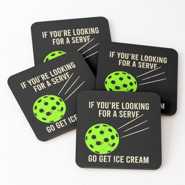 Item preview, If You're Looking For a Serve, Go Get Ice Cream - Funny Pickleball Saying designed and sold by zhilwahesani.