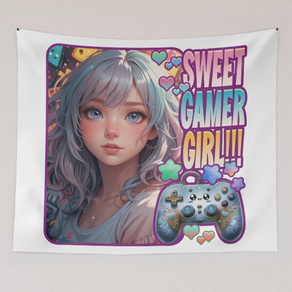 Artikelvorschau, Süßes Gamer-Girl entworfen und verkauft von duke818.