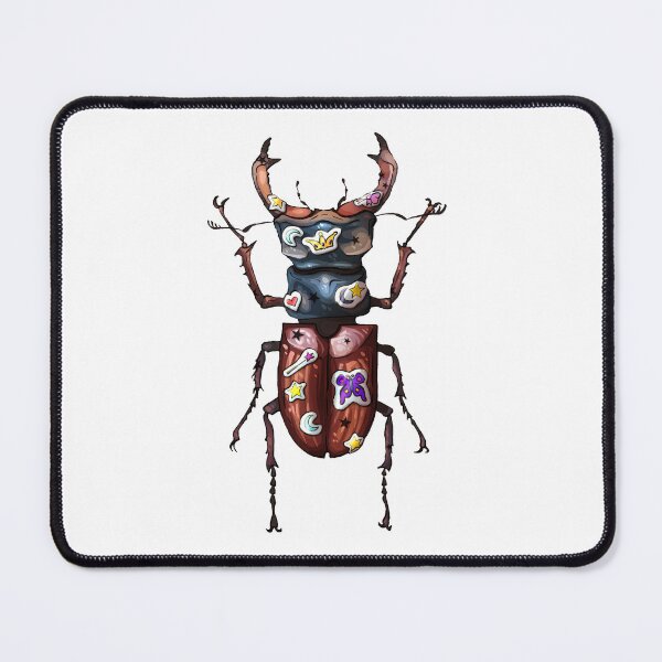 Item preview, European Stag Beetle Princess Sticker designed and sold by Wyyrmwood.