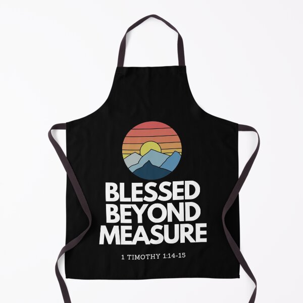Item preview, Retro Blessed Beyond Measure Christian Quotes, Men's Retro Bible Verse ,Women's Christian Gospel Quotes, Inspirational Christian Woman Design designed and sold by mattlee20.