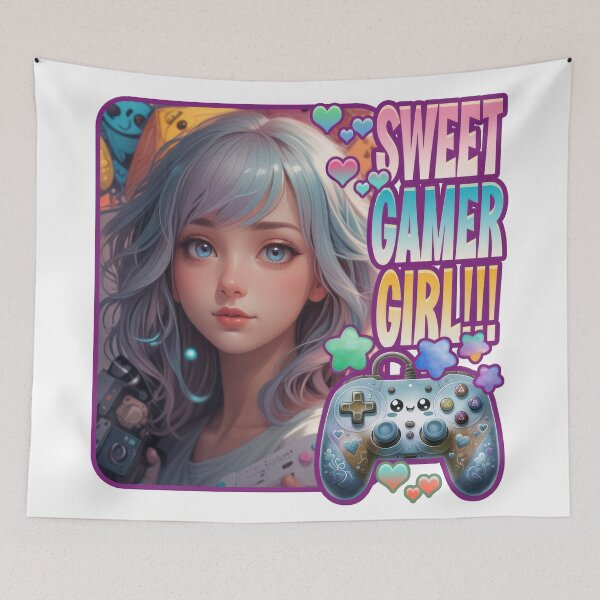 Artikelvorschau, Süßes Gamer-Girl entworfen und verkauft von duke818.