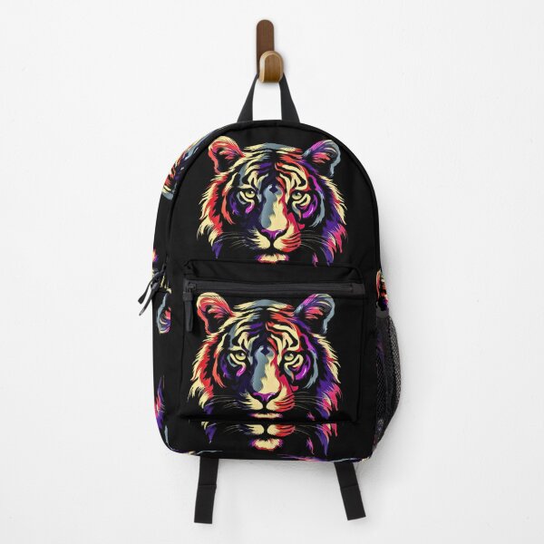 Item preview, Colourful Dynamic Tiger design designed and sold by Amos-artdesigns.