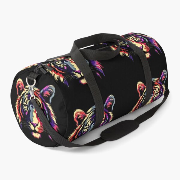 Item preview, Colourful Dynamic Tiger design designed and sold by Amos-artdesigns.