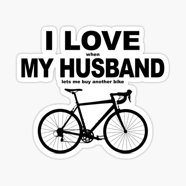 "I LOVE MY HUSBAND*" Sticker for Sale by AKindChap Redbubble