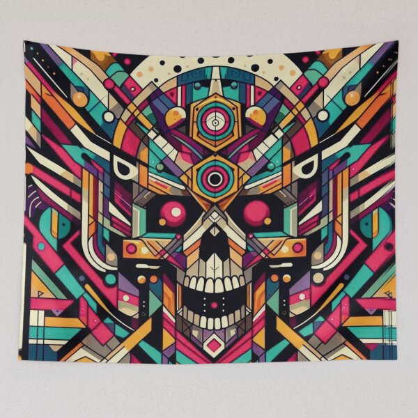Item preview, Aztec Echoes: The Spectral Demon Skull designed and sold by jglobal360.