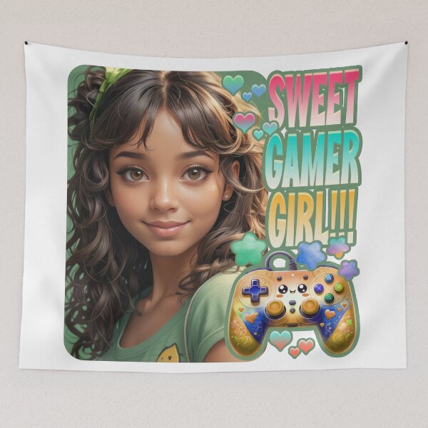 Artikelvorschau, Süßes Gamer-Girl entworfen und verkauft von duke818.