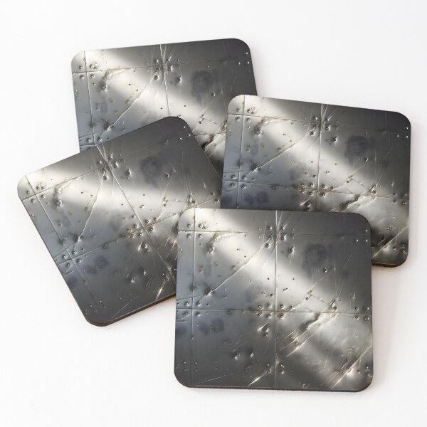Item preview, Industrial Elegance: Textured Metal Grid designed and sold by CitrineLinker.