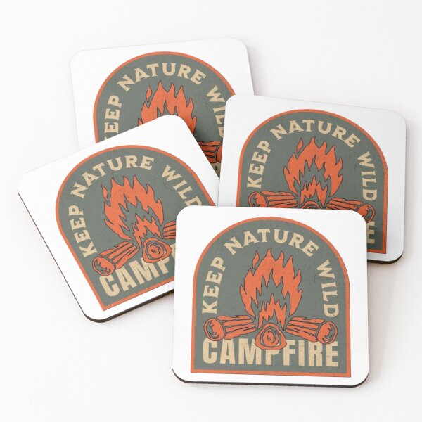 Item preview, Keep nature wild, campfire designed and sold by JonysCreativeDesigns.