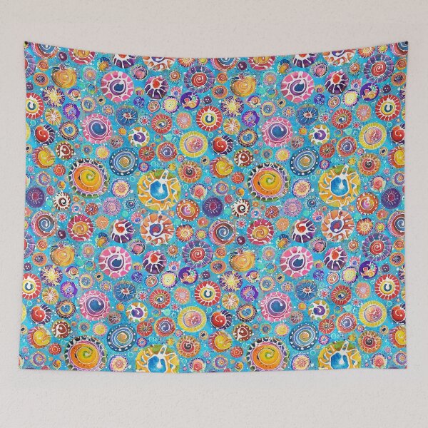 Item preview, Circles on Blue designed and sold by Raichbhe.