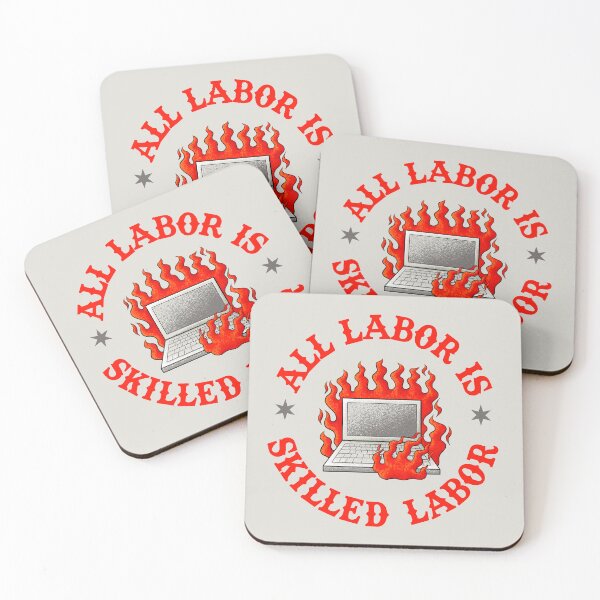 Item preview, All Labor Is Skilled Labor - Work Traditional American Flash designed and sold by Picket Club.