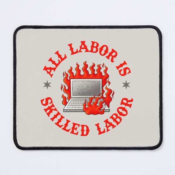 Item preview, All Labor Is Skilled Labor - Work Traditional American Flash designed and sold by Picket Club.