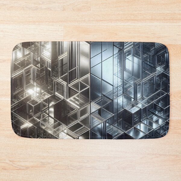 Item preview, Futuristic Cubic Metropolis designed and sold by CitrineLinker.