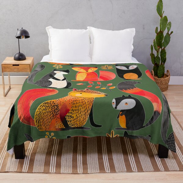Item preview, Abstract cartoon Fox and Squirrel designed and sold by Artlizzard.