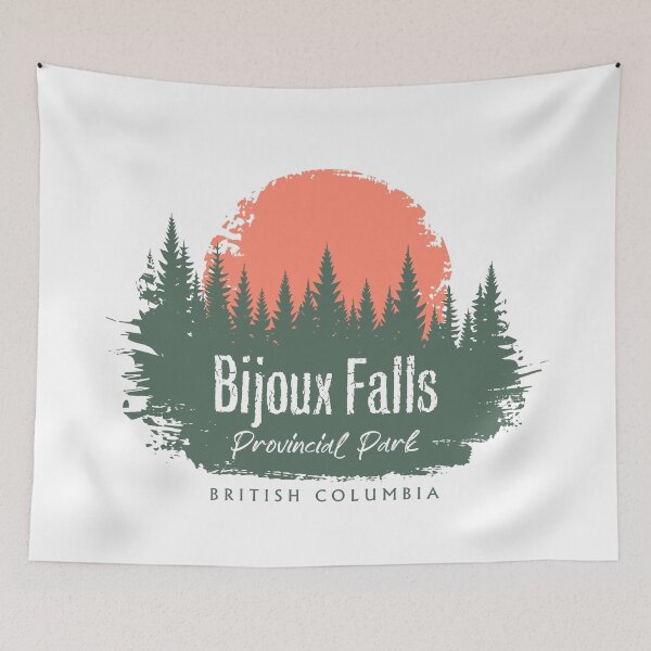 Item preview, Bijoux Falls Provincial Park British Columbia Forest And Sunset designed and sold by bivenart.