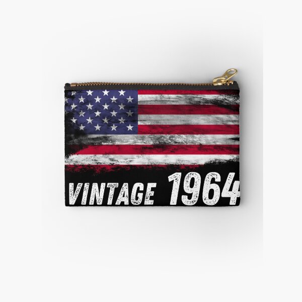 Item preview, 60th Birthday Vintage 1964 Old American Flag designed and sold by KRTstudio.